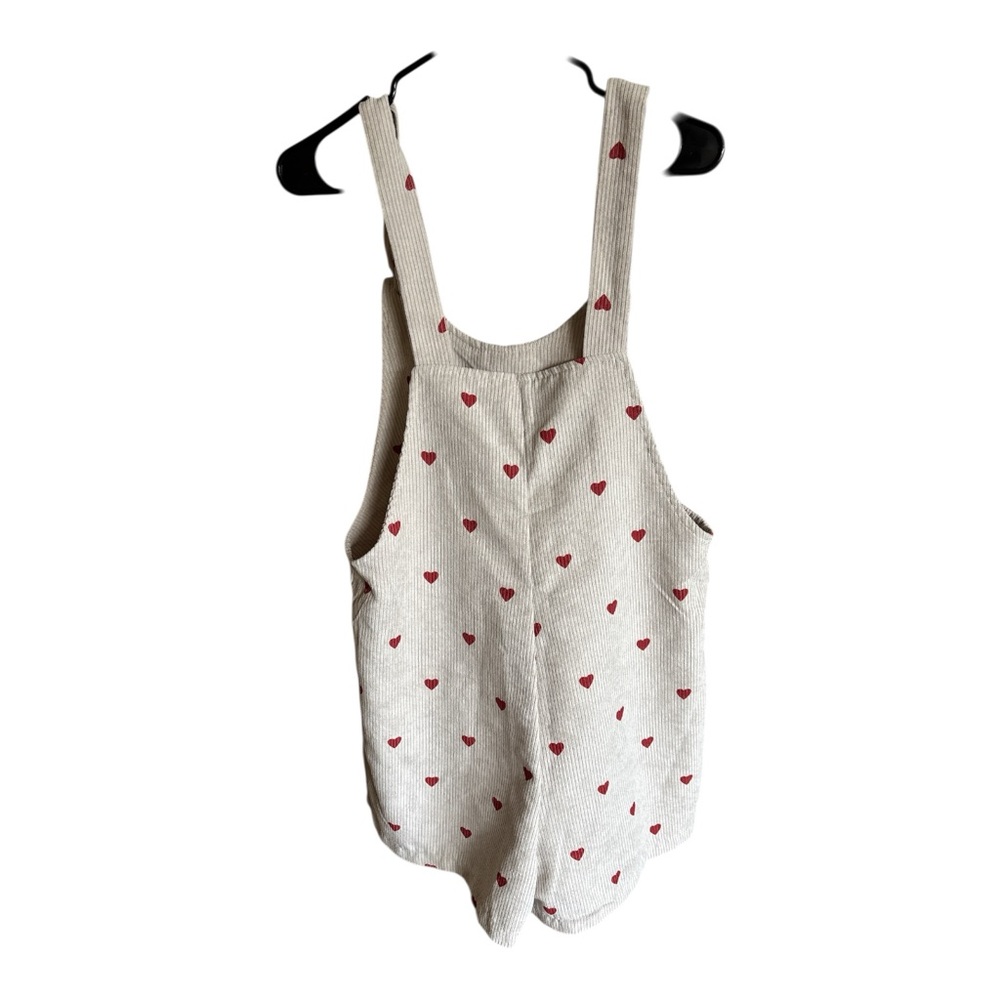 SHEIN Cream Top with Red Heart Accents - Picture 3 of 4
